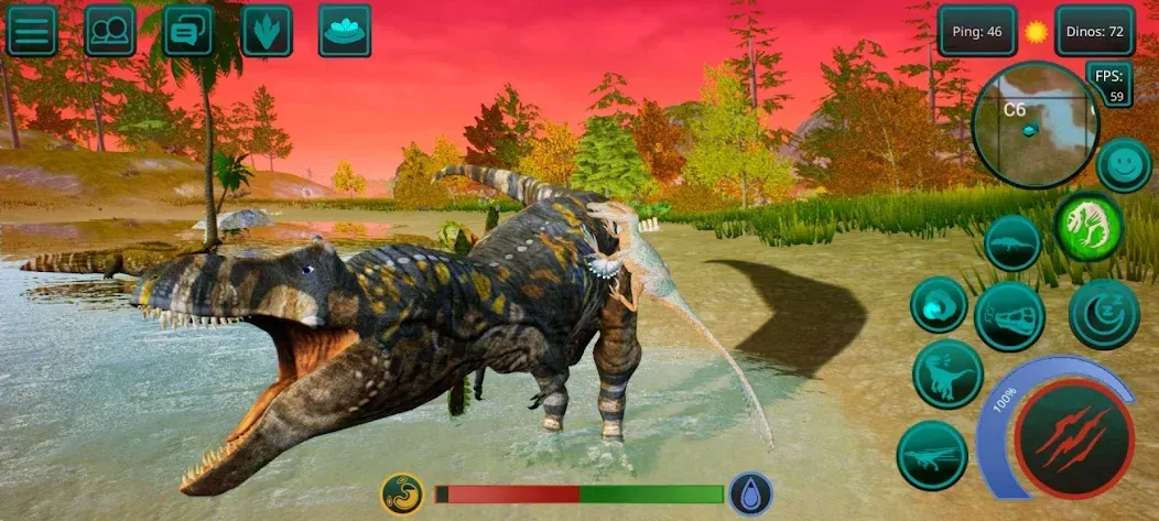 The Cursed Dinosaur Isle: Game  [МОД Unlocked] Screenshot 1