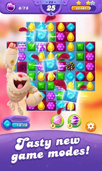 Candy Crush Friends Saga (Кенди Краш Френдс Сага)  [МОД Бесконечные монеты] Screenshot 1