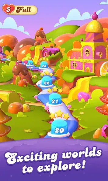 Candy Crush Friends Saga (Кенди Краш Френдс Сага)  [МОД Бесконечные монеты] Screenshot 4