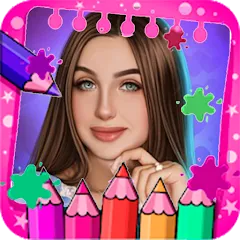 Взлом Lady Diana Coloring Game (Леди Диана Колоринг Гейм)  [МОД Menu] - полная версия apk на Андроид