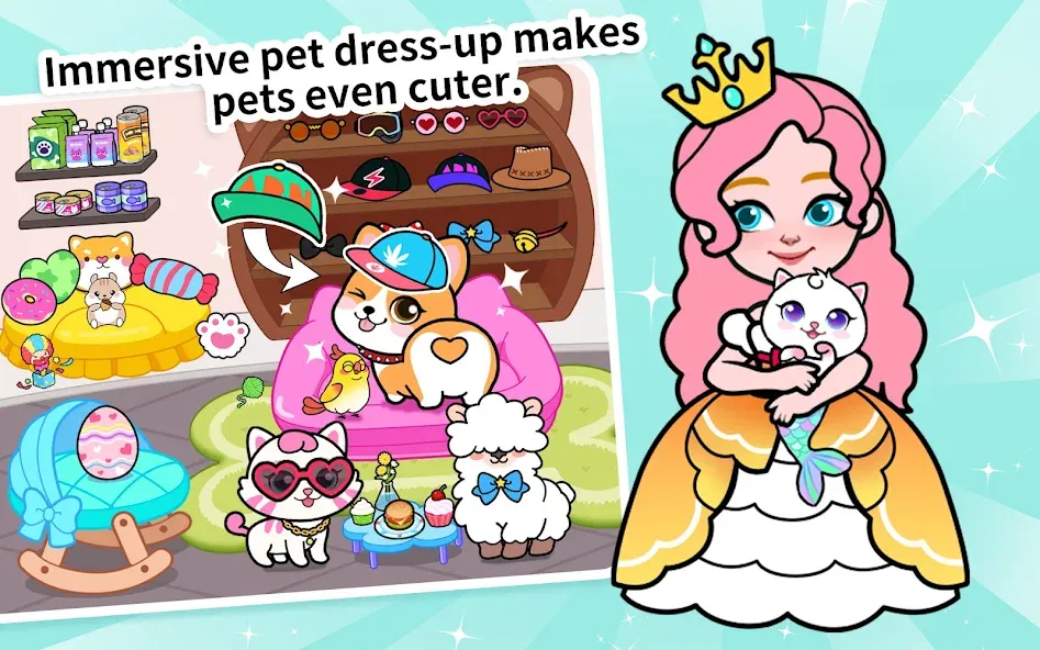 Paper Princess's Dream Castle  [МОД Mega Pack] Screenshot 3