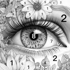 Скачать взломанную Magic Paint: Color by number (Магик Пейнт)  [МОД Бесконечные деньги] - стабильная версия apk на Андроид