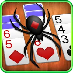 Взломанная Spider Solitaire  [МОД Много денег] - стабильная версия apk на Андроид