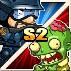 Скачать взломанную SWAT and Zombies Season 2 (СВАТ)  [МОД Бесконечные деньги] - полная версия apk на Андроид
