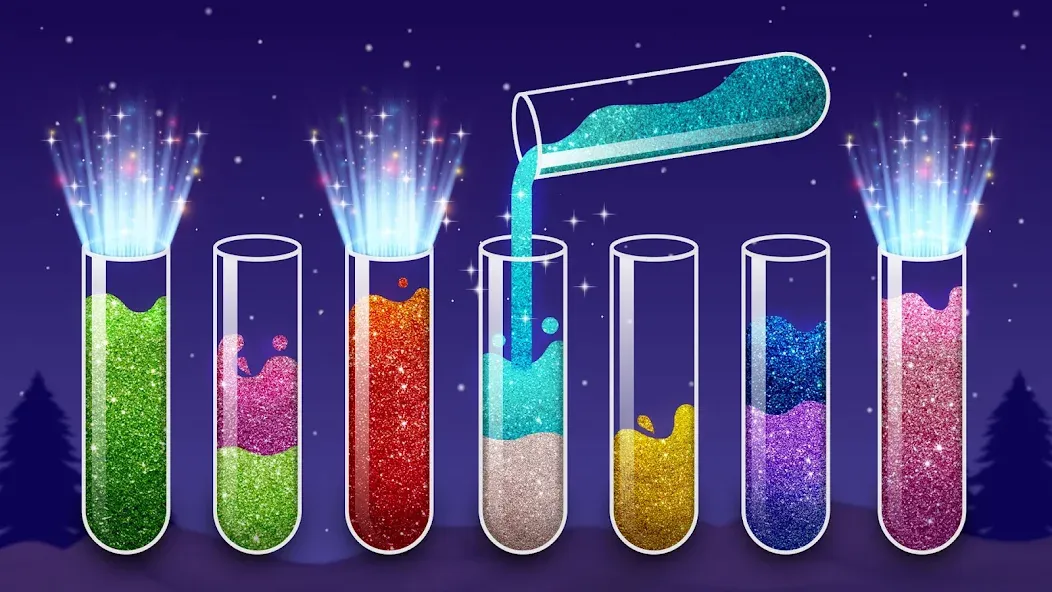 Color Water Sort Wooden Puzzle (Цвет воды Сорт Вуди Пазл)  [МОД Много монет] Screenshot 1