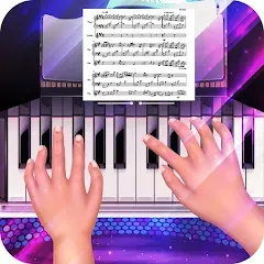 Скачать взломанную Real Piano Teacher  [МОД Бесконечные деньги] - полная версия apk на Андроид