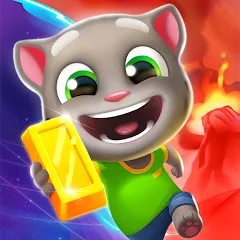 Скачать взлом Talking Tom Time Rush  [МОД Меню] - последняя версия apk на Андроид