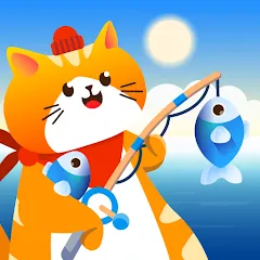 Скачать взломанную Idle Furry Fishing!  [МОД Бесконечные монеты] - последняя версия apk на Андроид