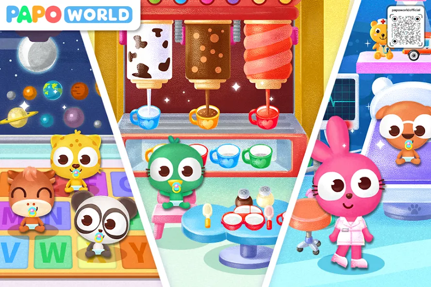 Papo Town Preschool  [МОД Много монет] Screenshot 4