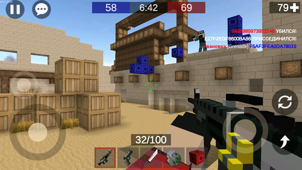 Pixel Combats 2: Gun games PvP  [МОД Menu] Screenshot 1