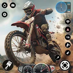 Скачать взломанную Motocross MX Dirt Bike Games  [МОД Mega Pack] - стабильная версия apk на Андроид