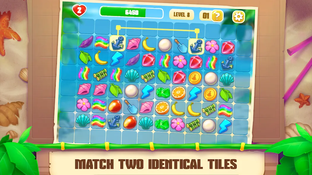 Onet Paradise: connect 2 tiles (Онет Парадайз)  [МОД Много денег] Screenshot 2
