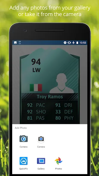 FUT Card Creator 23 (ФУТ Кард Криэйтор 23)  [МОД Menu] Screenshot 5
