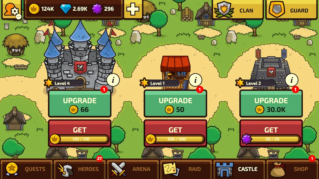 Raid Heroes: Total War  [МОД Бесконечные монеты] Screenshot 3