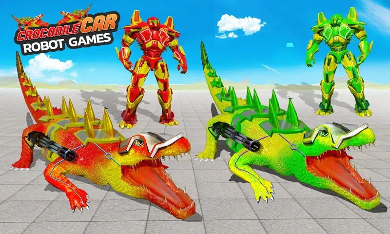 Robot Game Transform Crocodile  [МОД Все открыто] Screenshot 4