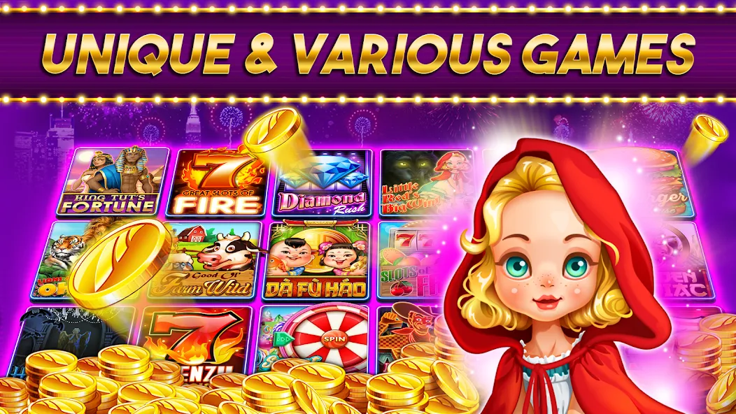 Casino Frenzy - Slot Machines (Казино Френзи)  [МОД Бесконечные деньги] Screenshot 3