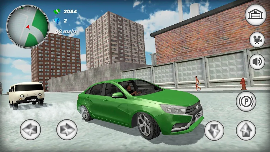 Русская тачка Лада Веста  [МОД Menu] Screenshot 4