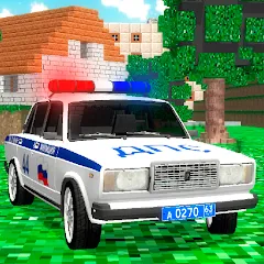 Взломанная Стив ВАЗ 2107 ДПС Лада Семерка  [МОД Бесконечные монеты] - полная версия apk на Андроид