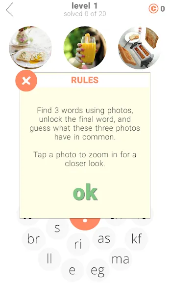 3 Circles: Word Game  [МОД Все открыто] Screenshot 2
