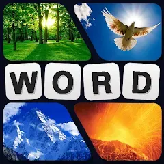 Скачать взломанную Puzzle: 4 pics 1 word offline  [МОД Много денег] - последняя версия apk на Андроид