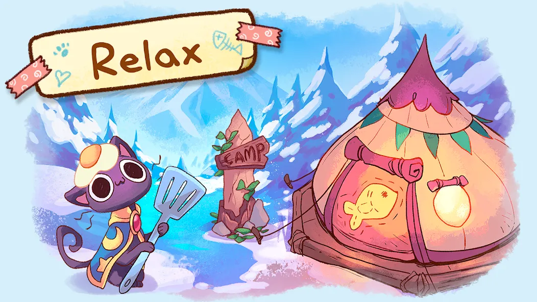 Campfire Cat Cafe (Кэмпфайр Кэт Кафе)  [МОД Unlocked] Screenshot 5