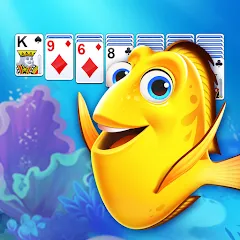 Взломанная Solitaire: Fish Master (Солитер)  [МОД Все открыто] - полная версия apk на Андроид