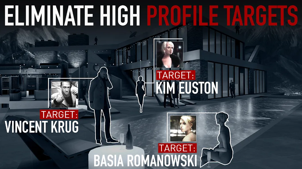 Hitman Sniper (Хитмэн)  [МОД Unlimited Money] Screenshot 2