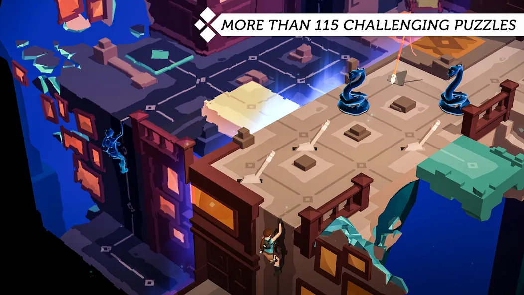 Lara Croft GO (Лара Крофт ГО)  [МОД Menu] Screenshot 1