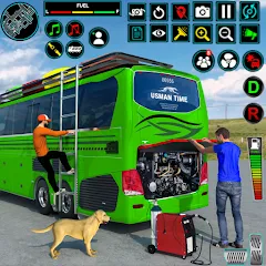 Взлом Bus Driving Games 3D: Bus Game  [МОД Mega Pack] - полная версия apk на Андроид