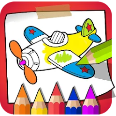 Скачать взломанную Coloring Book - Kids Paint  [МОД Mega Pack] - полная версия apk на Андроид