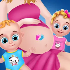 Скачать взлом Mom Babysitting Game  [МОД Все открыто] - полная версия apk на Андроид