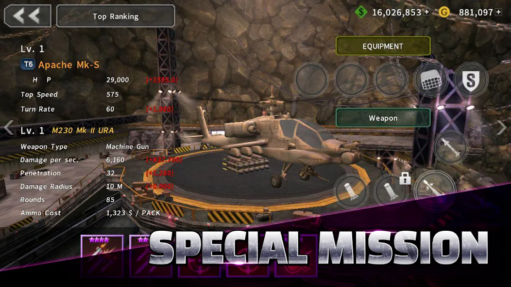GUNSHIP BATTLE: Helicopter 3D  [МОД Unlimited Money] Screenshot 3