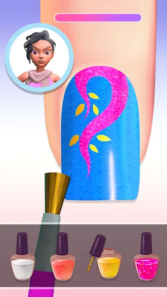 Nail Salon 3D  [МОД Menu] Screenshot 5