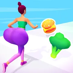Взломанная Twerk Race 3D: Belly Body Run (Тверк Рейс 3D)  [МОД Бесконечные монеты] - стабильная версия apk на Андроид