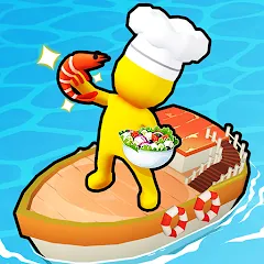 Взлом Sea Restaurant - Travel Tycoon (Си Ресторан)  [МОД Много денег] - последняя версия apk на Андроид