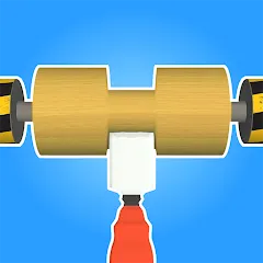 Взлом Lathe 3D: Wood Carving Offline (Токарный станок 3D)  [МОД Menu] - последняя версия apk на Андроид