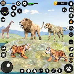 Скачать взломанную Tiger Simulator Animal Games (Тигровый симулятор  игры с животными)  [МОД Бесконечные монеты] - стабильная версия apk на Андроид