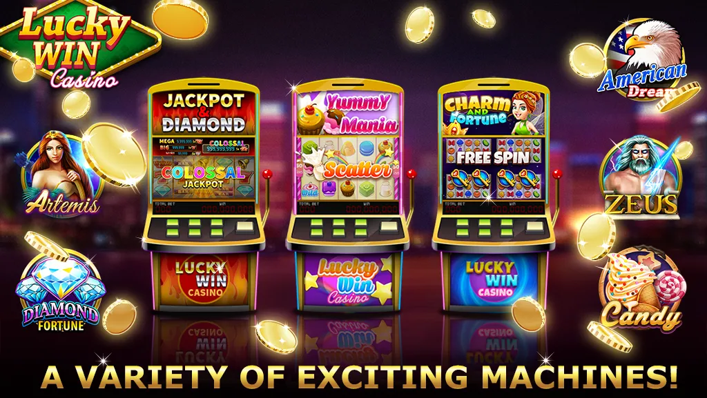 Lucky Win Casino™ SLOTS GAME (Лаки Вин казино СЛОТЫ ИГРА)  [МОД Все открыто] Screenshot 2