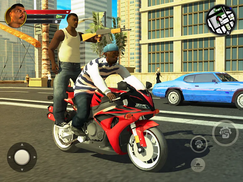 Mafia Crime: Cars & Gang Wars (Сан Андреас Авто Банды Войны)  [МОД Бесконечные деньги] Screenshot 1