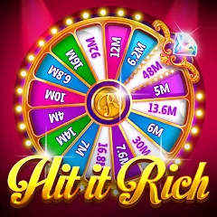 Скачать взломанную Hit it Rich! Casino Slots Game  [МОД Menu] - полная версия apk на Андроид