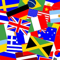 Скачать взломанную The Flags of the World Quiz  [МОД Много денег] - полная версия apk на Андроид