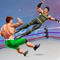 Взломанная Tag Team Wrestling Game (Таг Тим Реслинг Гейм)  [МОД Меню] - полная версия apk на Андроид