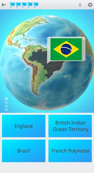 Flags On the Globe  [МОД Бесконечные деньги] Screenshot 1