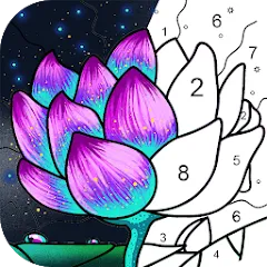 Взломанная Paint by Number: Coloring Game  [МОД Mega Pack] - стабильная версия apk на Андроид