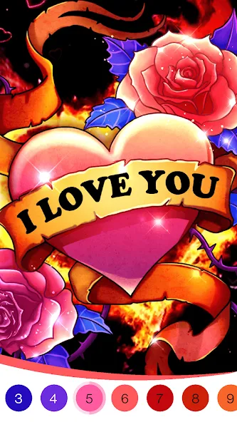 Coloring Book -Paint by Number (Малер Плюс)  [МОД Меню] Screenshot 2