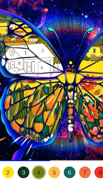 Coloring Book -Paint by Number (Малер Плюс)  [МОД Меню] Screenshot 4