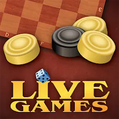 Скачать взломанную Checkers LiveGames online  [МОД Меню] - последняя версия apk на Андроид