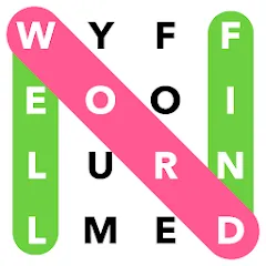 Взлом Word Heaps Search - Word Games (Ворд Хипс Срч)  [МОД Бесконечные деньги] - стабильная версия apk на Андроид