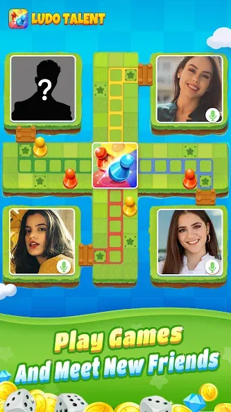 Ludo Talent - Game & Chatroom (Лудо Талент)  [МОД Много монет] Screenshot 5