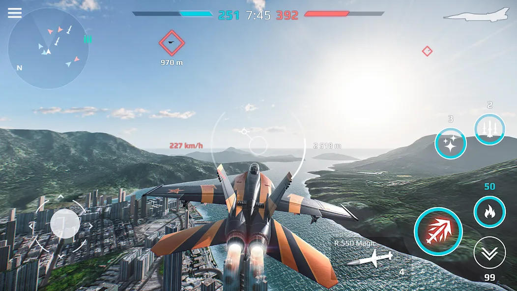 Sky Combat: War Planes Online (Скай Комбат)  [МОД Unlimited Money] Screenshot 5